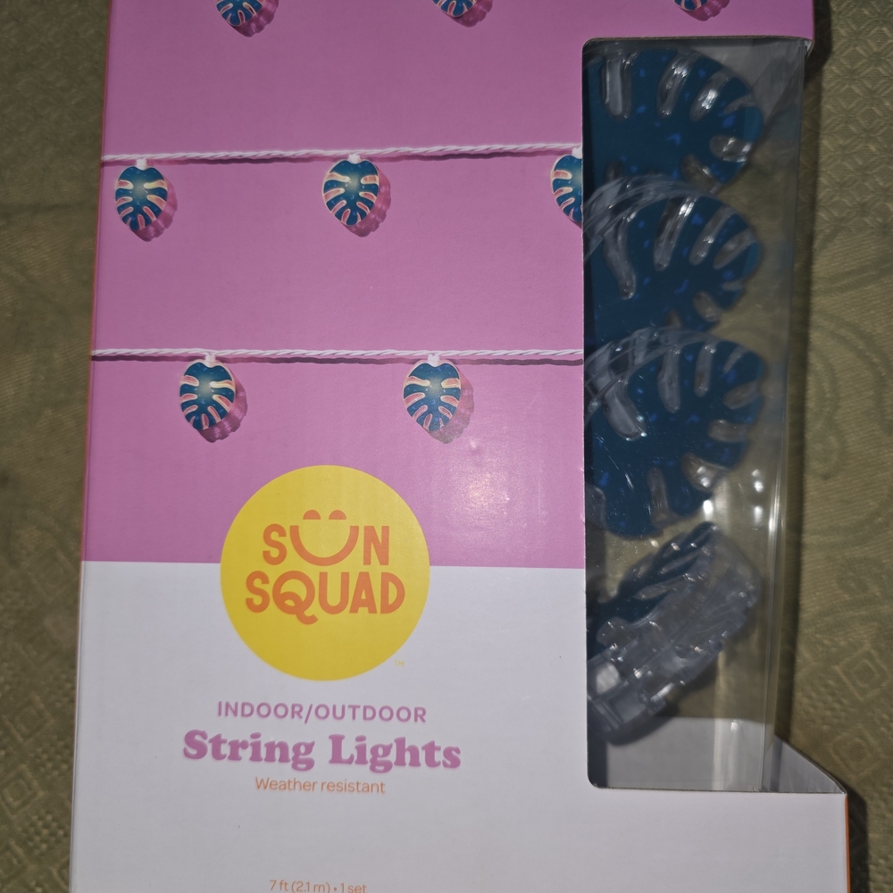 Sun Squad Blue String Lights